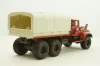 Краз-255В баластний тягач, борт з тентом, червоний, Наш Автопром 1:43
