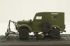 Газ-69, зеленый снегоуборочная, конверсия 1:43