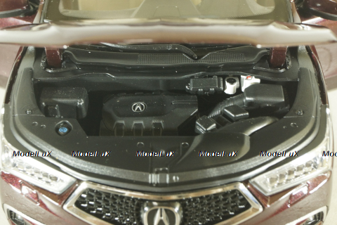 Acura MDX Sport Hybrid 2019, dark red, Paudi 1:18