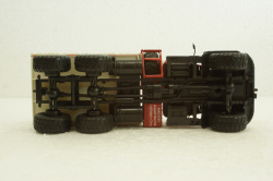 Краз-255В баластний тягач, борт з тентом, червоний, Наш Автопром 1:43