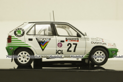 Skoda Felicia Kit Car, No.27, RAC Rally, P.Sibera/P.Gross, 1995, RAC364, IXO 1:43