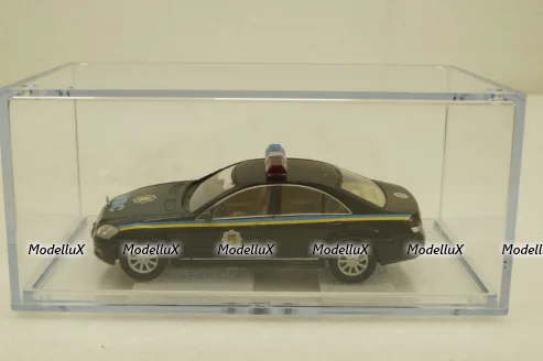 Mercedes S500 W221 black, милиция Украины, Конверсия 1:43