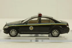 Mercedes S500 W221 black, милиция Украины, Конверсия 1:43