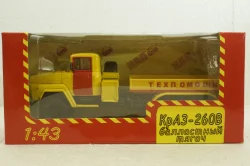 Краз-260В, Техпоміч баластний тягач, жовтий, Н954, Наш Автопром 1:43