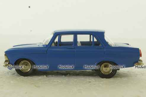 Москвич-412, А2, синий, Тантал/Радон 1:43