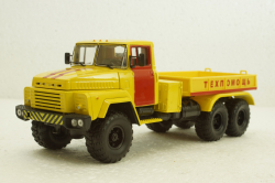 Краз-260В, Техпоміч баластний тягач, жовтий, Н954, Наш Автопром 1:43
