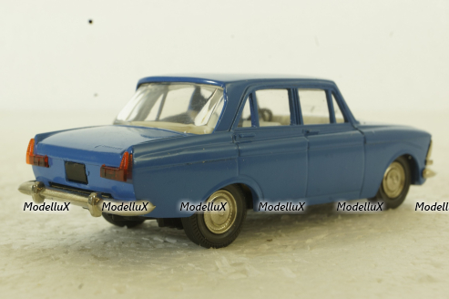 Москвич-412, А2, синий, Тантал/Радон 1:43