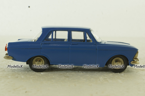 Москвич-412, А2, синий, Тантал/Радон 1:43