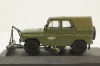 Уаз-469Б зеленый снегоуборочная, Конверсия 1:43