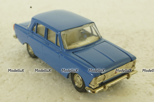 Москвич-412, А2, синий, Тантал/Радон 1:43