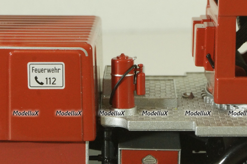 Mercedes L6600 fire engine with a crane, 03101, Schuco 1:43