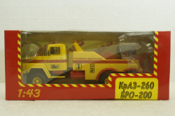 Краз-260 БРО-200 Эвакуатор жовтий, Н946, Наш Автопром 1:43