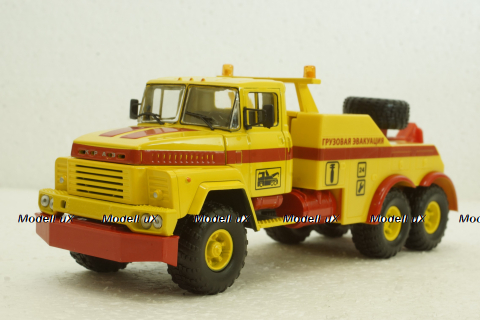Краз-260 БРО-200 Эвакуатор жовтий, Н946, Наш Автопром 1:43