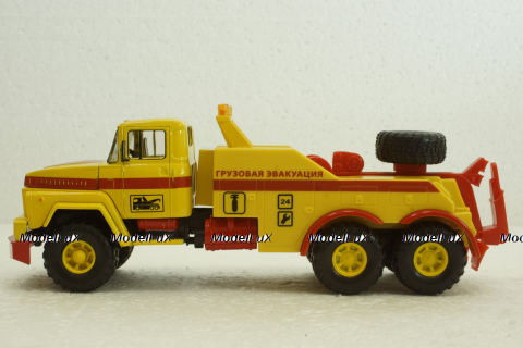 Краз-260 БРО-200 Эвакуатор жовтий, Н946, Наш Автопром 1:43