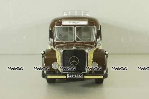 Mercedes O 10000 bus 1937, beige/brown, Premium Classixxs 1:43