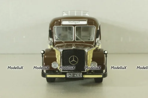 Mercedes O 10000 bus 1937, beige/brown, Premium Classixxs 1:43