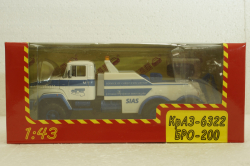 Краз-6322 БРО-200 Эвакуатор білий, Н947, Наш Автопром 1:43