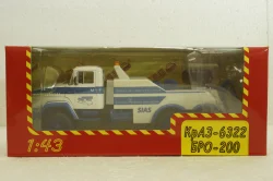 Краз-6322 БРО-200 Эвакуатор білий, Н947, Наш Автопром 1:43