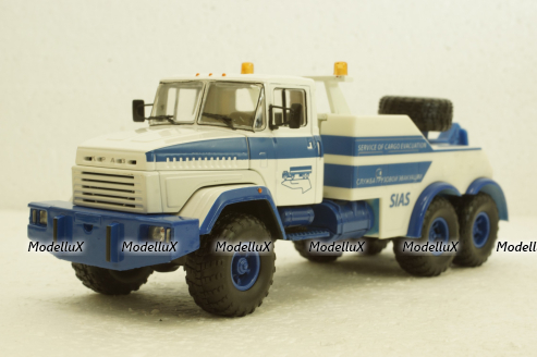 Краз-6322 БРО-200 Эвакуатор білий, Н947, Наш Автопром 1:43