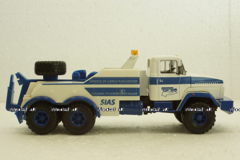Краз-6322 БРО-200 Эвакуатор білий, Н947, Наш Автопром 1:43