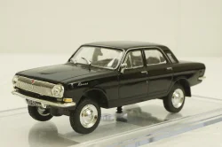 Газ-24 Волга 4х4 полноприводный, черная, Конверсия 1:43