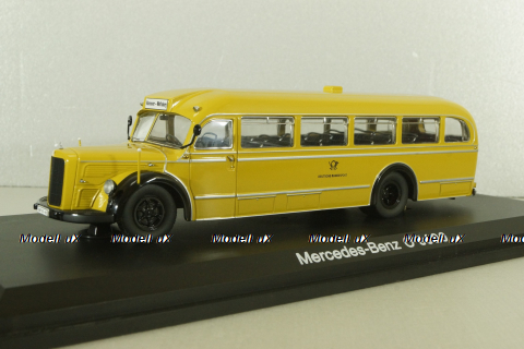 Mercedes O 6600 post bus 1951, yellow, 06730, Schuco 1:43