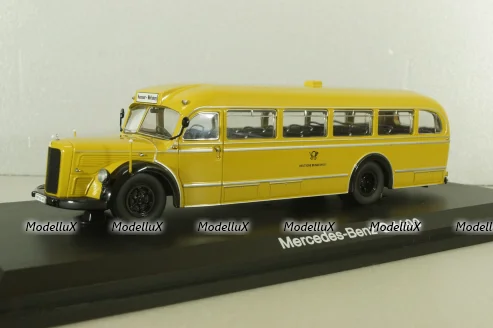 Mercedes O 6600 post bus 1951, yellow, 06730, Schuco 1:43