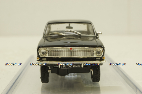 Газ-24 Волга 4х4 полноприводный, черная, Конверсия 1:43