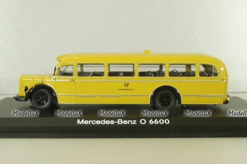 Mercedes O 6600 post bus 1951, yellow, 06730, Schuco 1:43