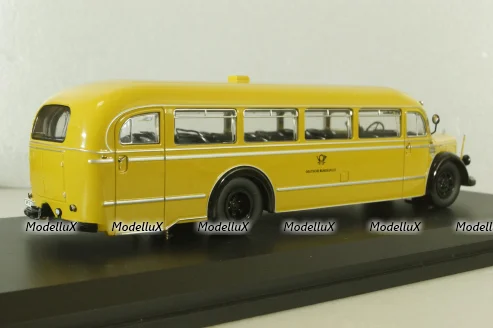 Mercedes O 6600 post bus 1951, yellow, 06730, Schuco 1:43