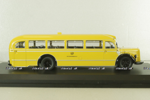 Mercedes O 6600 post bus 1951, yellow, 06730, Schuco 1:43