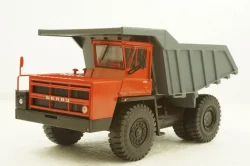 Белаз-7540 карьерный самосвал, красный/серый, Н004, Наш Автопром 1:43