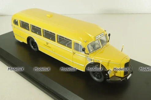 Mercedes O 6600 post bus 1951, yellow, 06730, Schuco 1:43