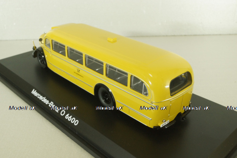 Mercedes O 6600 post bus 1951, yellow, 06730, Schuco 1:43
