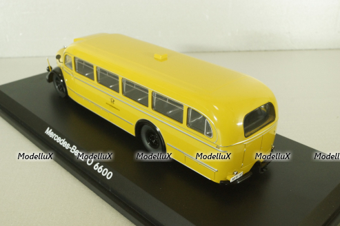 Mercedes O 6600 post bus 1951, yellow, 06730, Schuco 1:43