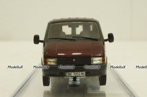 Газ-3302 Газель  бортовой, бордовый/серый, Конверсия 1:43