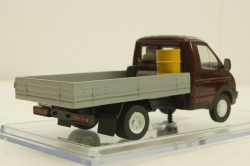 Газ-3302 Газель  бортовой, бордовый/серый, Конверсия 1:43