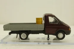 Газ-3302 Газель  бортовой, бордовый/серый, Конверсия 1:43