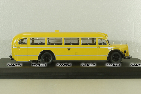 Mercedes O 6600 post bus 1951, 006730, Schuco 1:43 