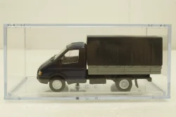 Газ-3302 Газель бортовой с тентом синий/серый, Конверсия 1:43
