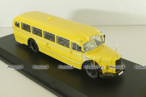 Mercedes O 6600 post bus 1951, 006730, Schuco 1:43 