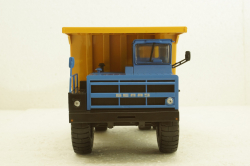 Белаз-7548 карьерный самосвал, синий/желтый, Н010, Наш Автопром 1:43