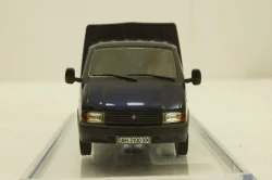 Газ-3302 Газель бортовой с тентом синий/серый, Конверсия 1:43
