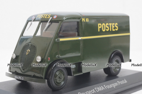 Peugeot DMA Fourgon Postal, 479961, Norev 1:43