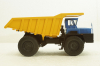 Белаз-7548 карьерный самосвал, синий/желтый, Н010, Наш Автопром 1:43
