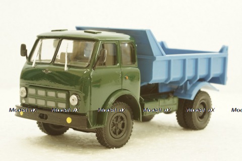 Маз-503А Самоскид, 1970г, зелений/синій, Н957, Наш Автопром 1:43