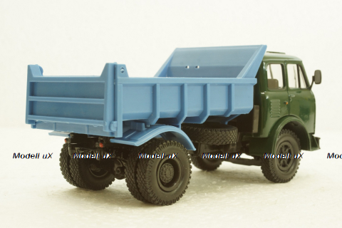 Маз-503А Самоскид, 1970г, зелений/синій, Н957, Наш Автопром 1:43