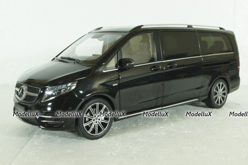 Mercedes V260L MPV(W447) 2023, Black, V-Class, QALCN89911150, Mercedes Dealer Edition 1:18 