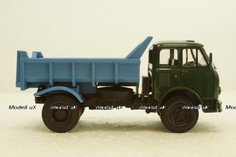 Маз-503А Самоскид, 1970г, зелений/синій, Н957, Наш Автопром 1:43