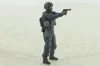Фигурка Боец подразделение особого назначения КОРД с пистолетом, Vilen Model 1:43